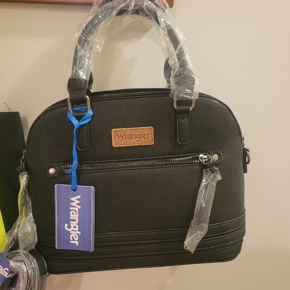 Wrangler Dome Satchel Crossbody Purse - Picture 10 of 16